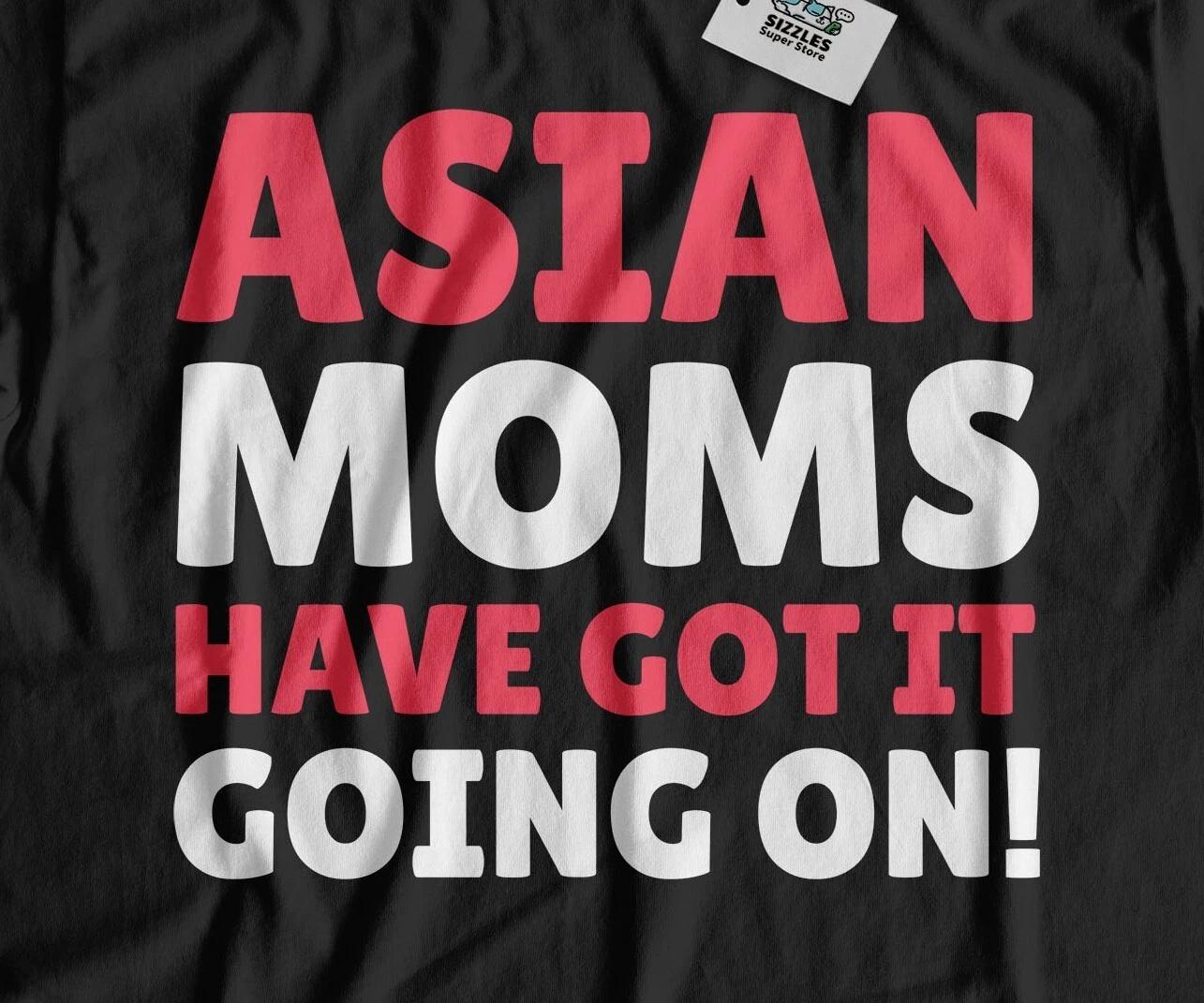 Funny Asian Mom T-Shirt Cute Asia Mothers Day Gifts L