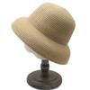 Straw Hat Women Summer Big Brim French Sunscreen Hepburn Wind Visor Beach Bucket Hat Foldable Visor Children
