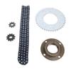Toothless Flywheel T8F Sprocket Chain Kit 44T Rear Sprocket Chain Sprocket Kit  Go Kart