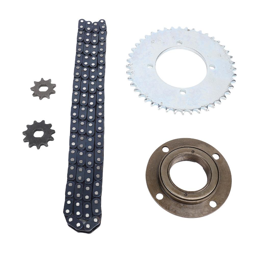 Toothless Flywheel T8F Sprocket Chain Kit 44T Rear Sprocket Chain Sprocket Kit  Go Kart