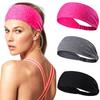 Wide Headband For Women Fashion Knit Hair Band Yoga Sports Headwear Non Slip Wide Edged Simple Hair Accessories