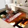 Gomorrah Printed Carpet, Rug for Office Chair Living Room Bedroom Kitchen Room Decor Gifts.