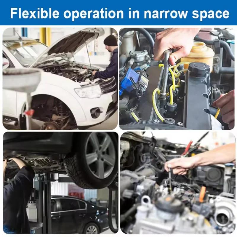 Electric wrench flexible socket extension set universal flexible shaft quick ratchet wrench socket extension rod