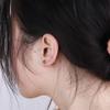Punk Spike Cone Tip Men Round Ball Piercing Earrings Fashion Jewelry Ear Stud Titanium Steel