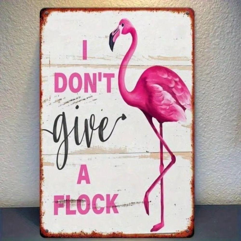 Retro Metal Tin Sign Floral Wall Art Decor 8x12 Inch for Office Living Room Patio