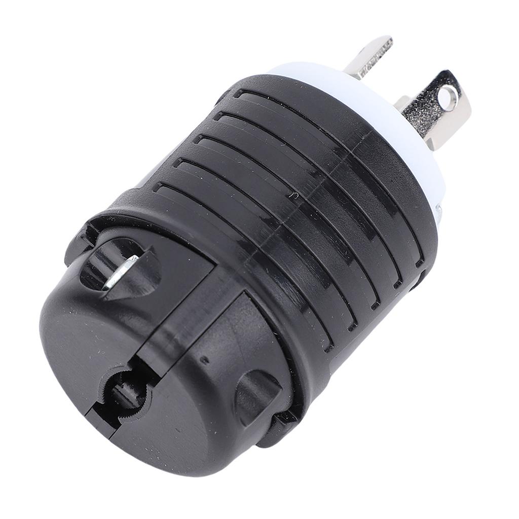Generator Locking Adapter Plug 15A for NEMA L5 15P Locking Plug For RV Campground Generator Power Socket