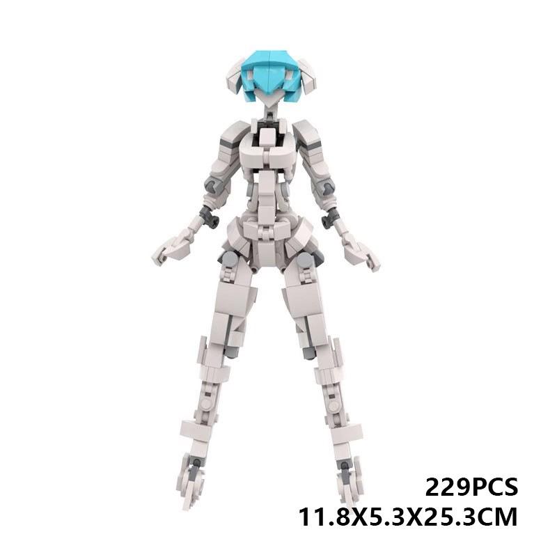 

M Building Block Compatible With Lego, Ornaments, Bunnies, Mech Girls, Mech Warriors, Girl Robots, Model Puzzles