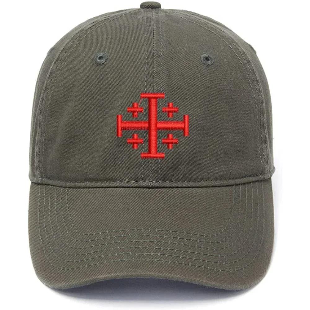 Lyprerazy Unisex's Baseball Cap Cross God Jesus Christian Embroidery Hat Cotton Embroidered Casual Baseball Caps