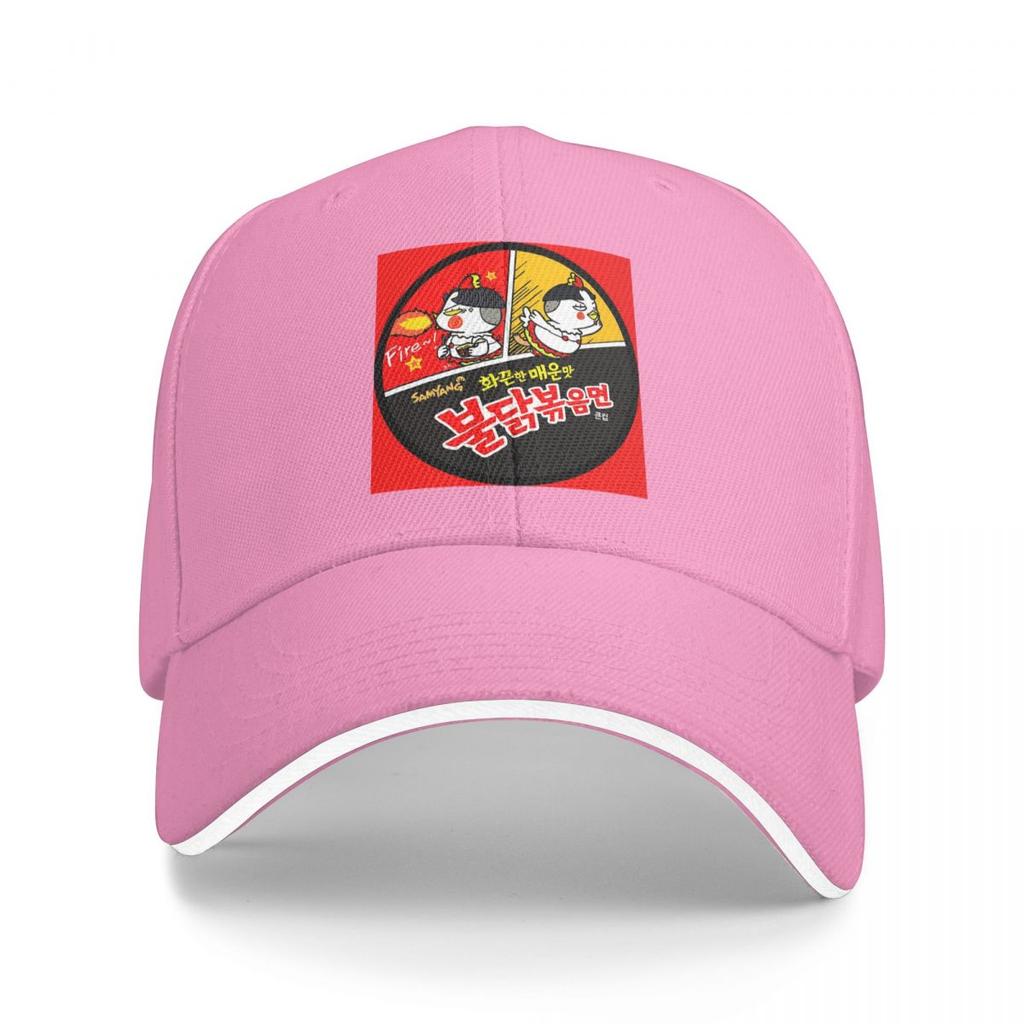 Buldak Ramen Hot Chicken Flavor Noodles Baseball Caps Snapback Baseball Hats Breathable Casual Casquette Outdoor Unisex