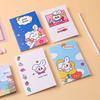 Lot de 4 Mini Carnets Mignons Dessins Animés 64K pour Enfants Étudiants Papier Lisse Portable Stylo Lisse Journal Prix Scolaires Et Cadeaux de Fête