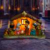 Nativity Scene Figurine Realistic Resin Xmas Nativity Scene Decoration for Home and Office