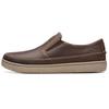 Clarks Hodson Series Top Layer Cowhide Fashion Breathable Comfortable Versatile Casual Shoes Men sneaker Brown 261721587