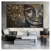 Cópias da arte da parede pintura em tela budista humor fotos para sala de estar casa buda decoração abstrato budismo cartazes e