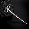 Retro Norse Mythology Snake Nidhhogg Hair Stick for Women Vikings Dragon Wicca Witch Hairpin Metal Headwear Charm Female Jewelry