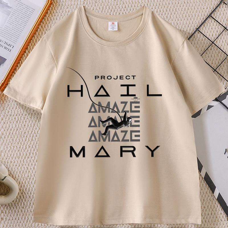 Project Hail Mary Rocky Tshirt for Unisex Women Rocky Amaze T Shirt Casual Cotton Short Sleeve Round Neck Tshirt Unisex Clothing