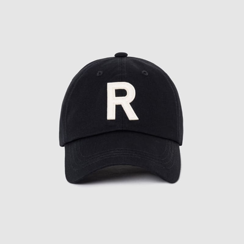 

ROIROI R Вышитая бейсболка с логотипом - Черная FREE