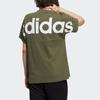 Adidas Neo Large Logo Print Sports Crew Neck T-Shirt Men Tops Green H52727