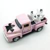 Haunted Metal Truck Halloween Collectible Alloy Car Model with Removable Ghostly Miniature Ornament Home Decors Gift