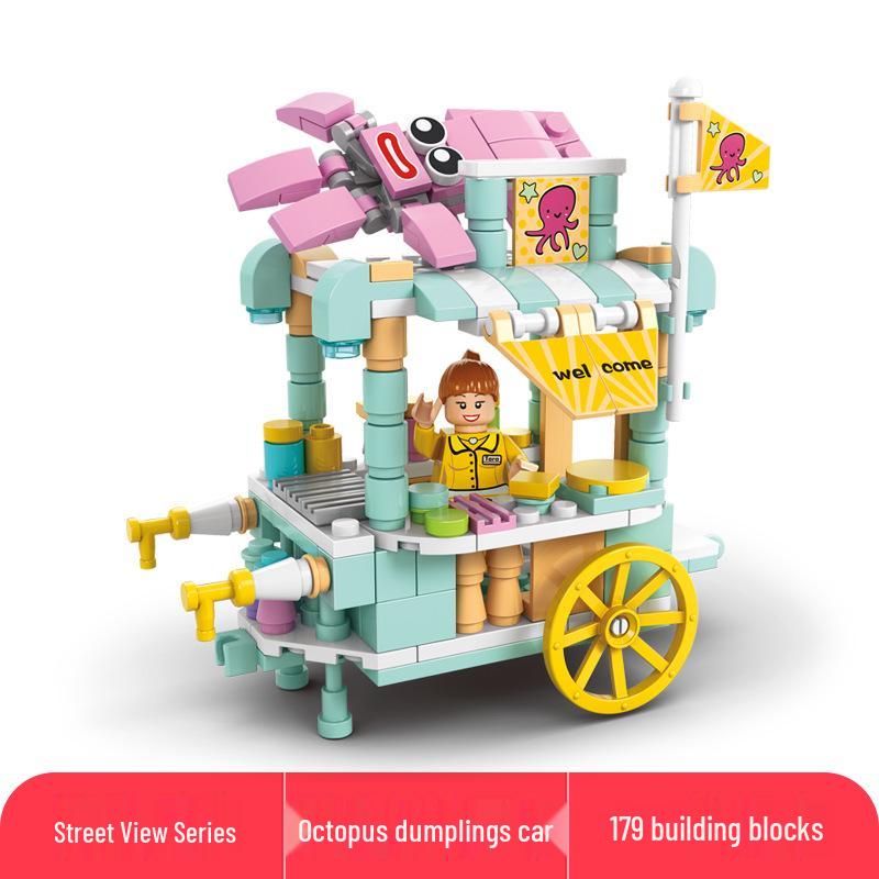 Lele Brothers Compatible Building Blocks: Educational Interlocking House Model for Kids