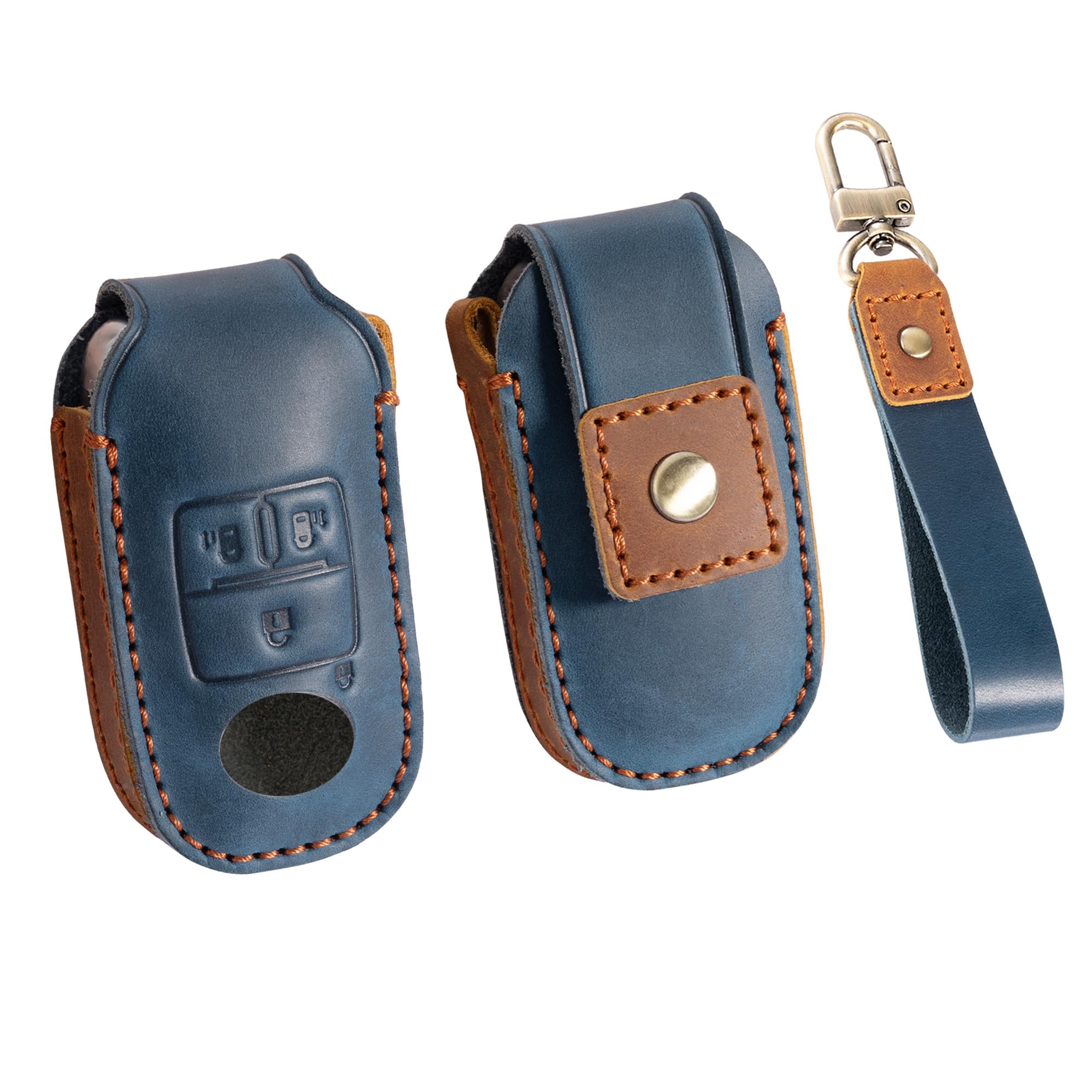 

Toyota Rise Daihatsu Key Case, Genuine Leather, Rocky, New Taft Key Case, New Rumi синий