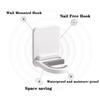 Wall Mount Broom Mop Clip Holder Self-adhesive Broom Brush Mop Hanger Organizer Rack Kitchen Bathroom Storage Multi-Purpose Hook