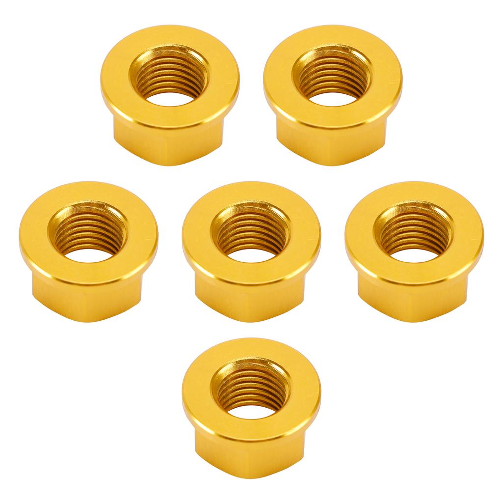 Rear Sprocket Nut Kit M10x1.25mm Gold For Suzuki GSXR 600 750 1000 SV 650 1000