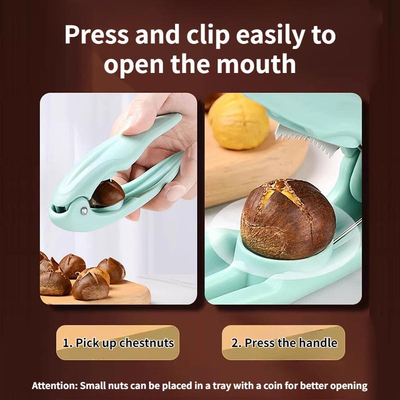 Otvírák na vlašské ořechy a kaštany Univerzální otvírák na vlašské ořechy a lískové ořechy Kleště Křížový zubový nůž Velikost Domácí nástroj na louskání Kuchyňské potřeby