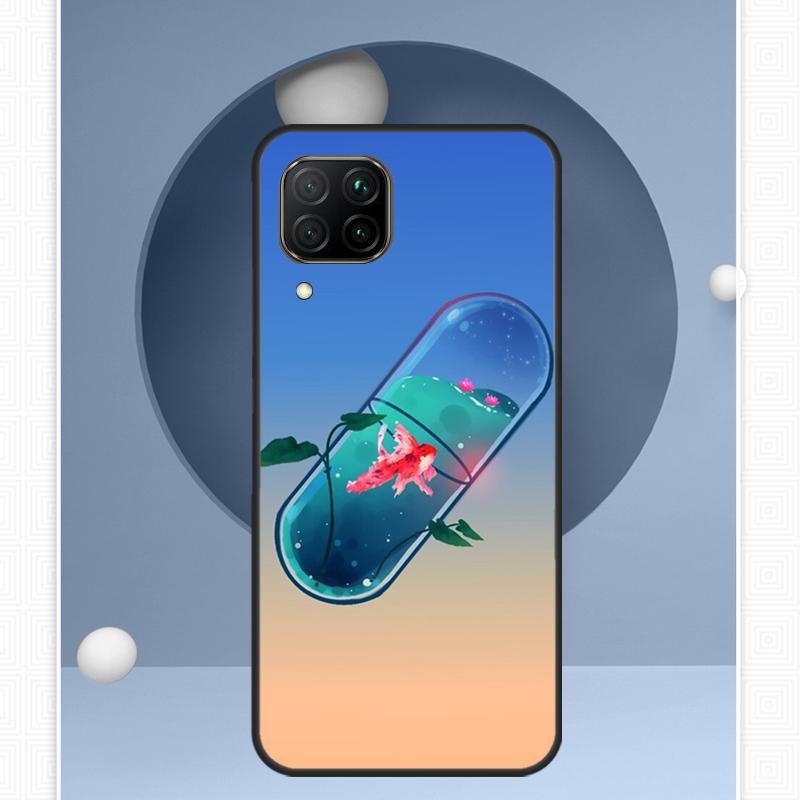 

Moon Soda Tea Drink Chill Pill For Huawei Nova 12i 12s 11i 8i Y91 Y60 Y70 Y72 Y90 Y61 9 10 SE P20 P40 Lite P30 P60 Pro Case Huawei Nova 7i