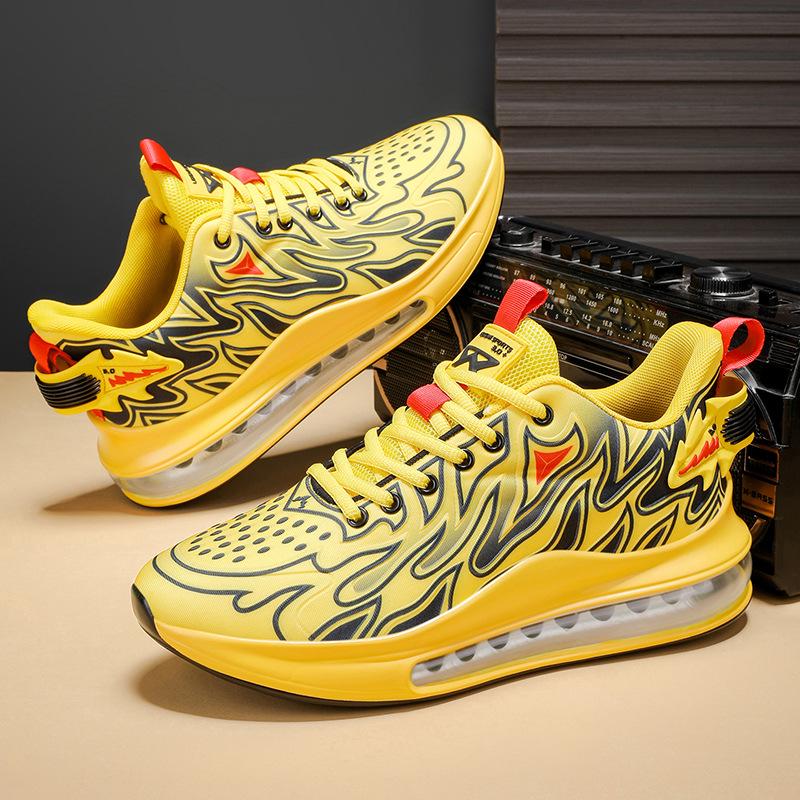 Men's 8868 Leather Casual & Running Shoes - Non-Slip, Versatile Basketball Sneakers, Large Size, Spring/Autumn Fashion.