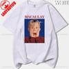 Divertente MeRRY CHRISTMaS Ya ANIMaLE SPORCO Classico Mamma ho perso l'aereo Macaulay Culkin Film Uomo Retrò Stampato T-shirt Donna Cotone Magliette