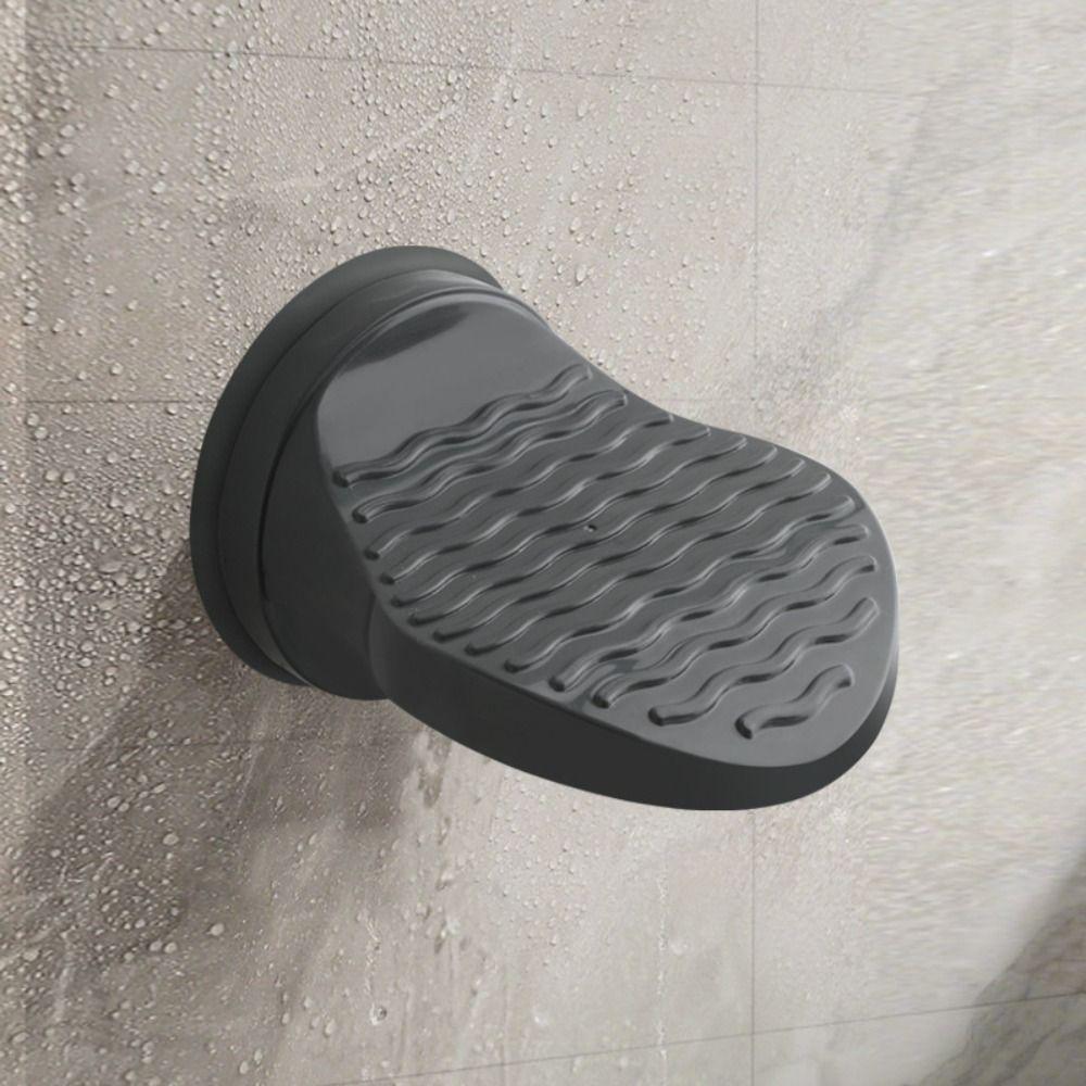 Ergonomic Design Shower Foot Rest Anti-Slip Surface Pedicure Foot Pedal Bathtub Side