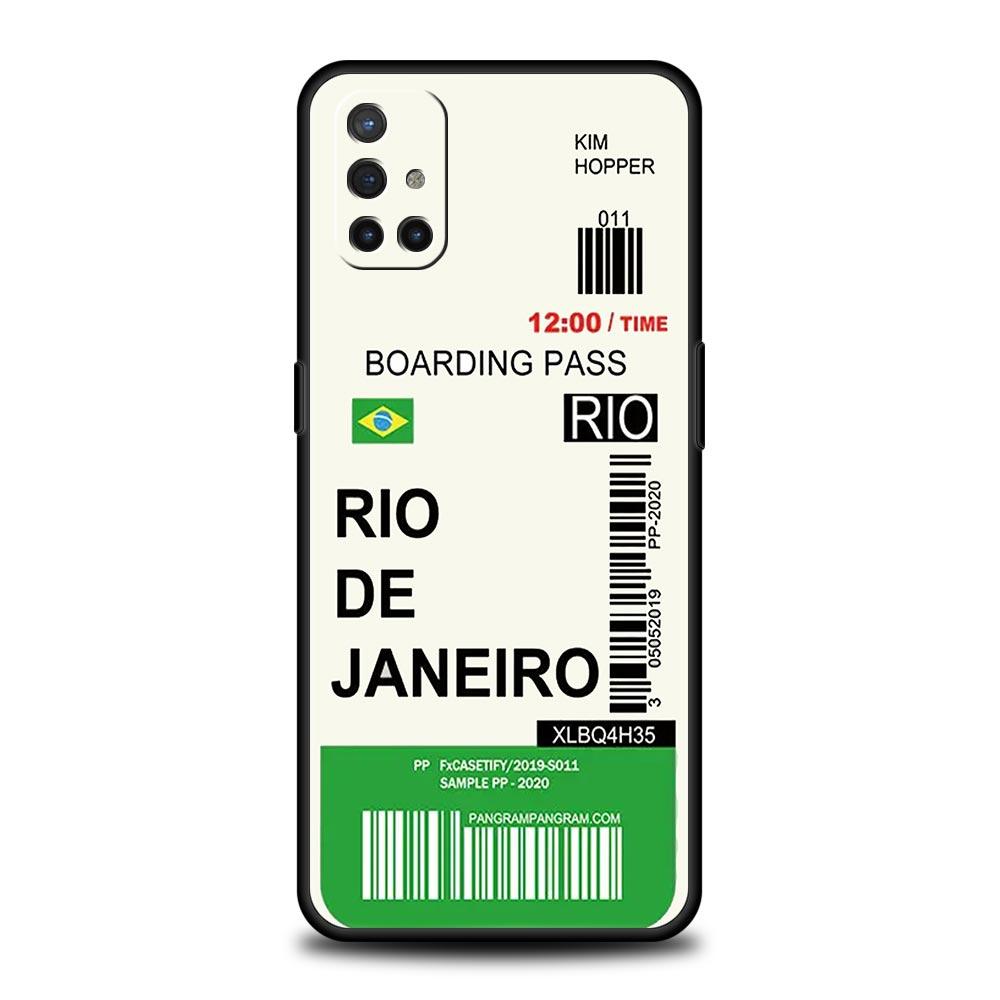 

Phone Case For OnePlus 12 11 10 9 Pro 9T 12R 10R 9RT 10T 8T 8 7 6T 7T Nord 2T CE 2 5G Cover World City Travel Ticket New York OnePlus 9 Pro