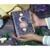 Sun & Moon Leather Journal: Vintage Spell Book of Shadows Grimoire
