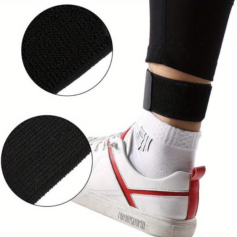 2pcs Soccer Shin Pad Fixing Strap, Ankle Compression Strap, Suitable For Basketball Badminton Running