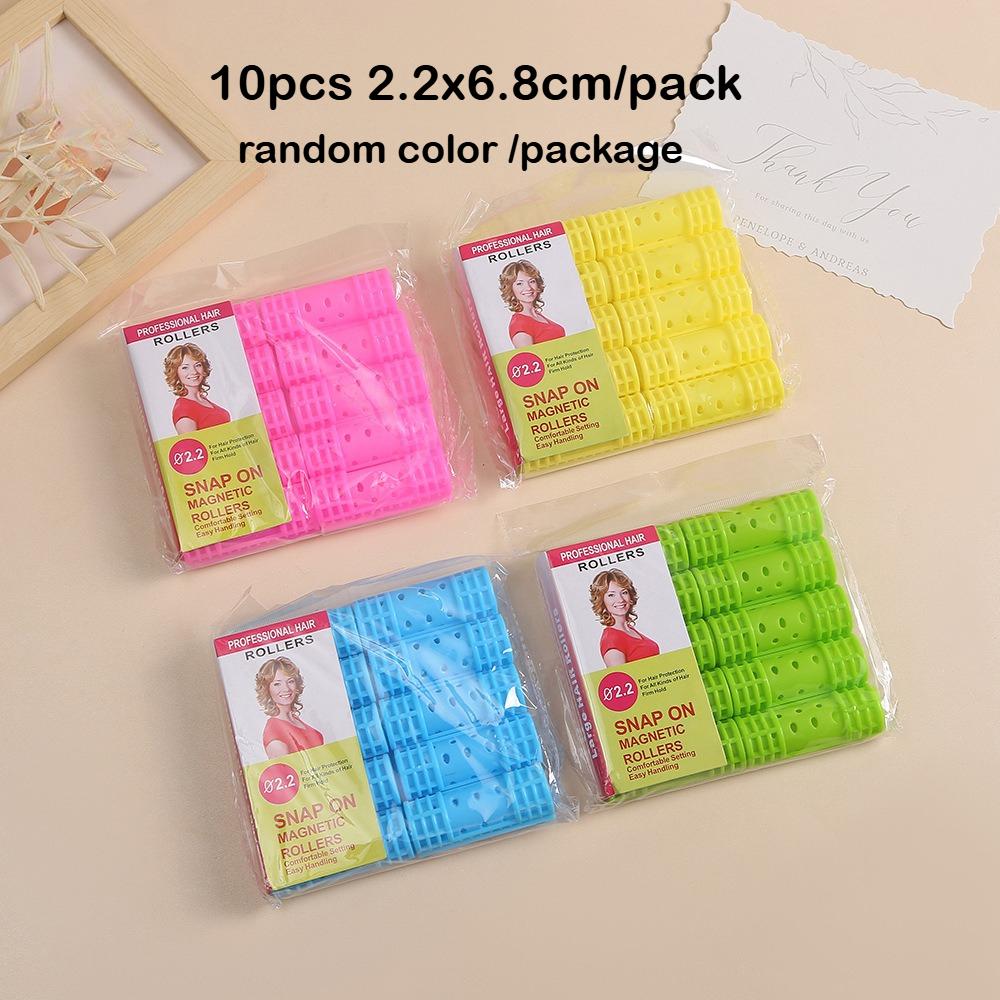 6 Size Women Hair Rollers Self Grip No Heat Hair Curlers Heatless Hair Volume Curlers Self-adhesive Hook & Loop DIY Styling Tool