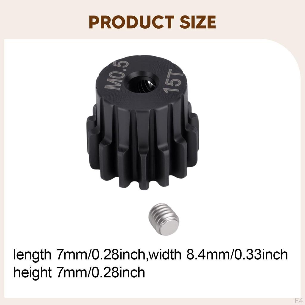 High-Performance Hardened Steel Pinion Gear for 1/18 And 1/24 RC Cars, Miniature Vehicles DIY