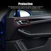 Real Carbon Fiber Interior Door Handle Bowl Frame Trim For Porsche Macan 2014-22