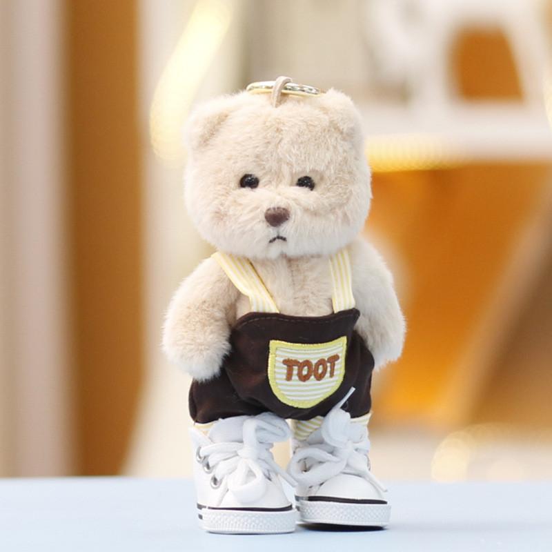 Plush Teddytales Toy With Dress Keychain Gift For Girls And Kids