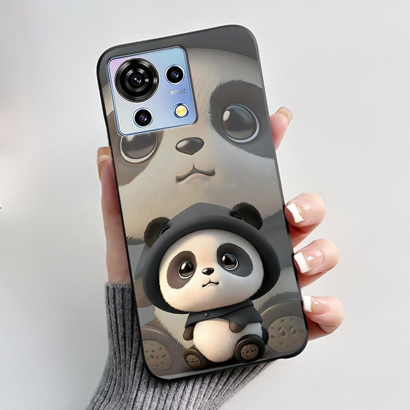 For ZTE Blade V50 Vita Case Luxury Cute Love Rabbit Funny Black Soft Silicone Phone Casing For ZTE BladeV50 Vita V50Vita Cover