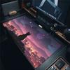 Süßes Katzen-Mauspad Großes Computer-Gamer-Tischpad XXL Gummi-Gaming-Tastatur-Mauspad Buntes Wolken-Schreibtischpad Büroaccessoires
