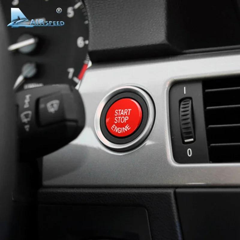 Carbon Fiber Engine Start Button Sticker for BMW 3 Series 5 Series X1 X3 X5 X6 2004-2024