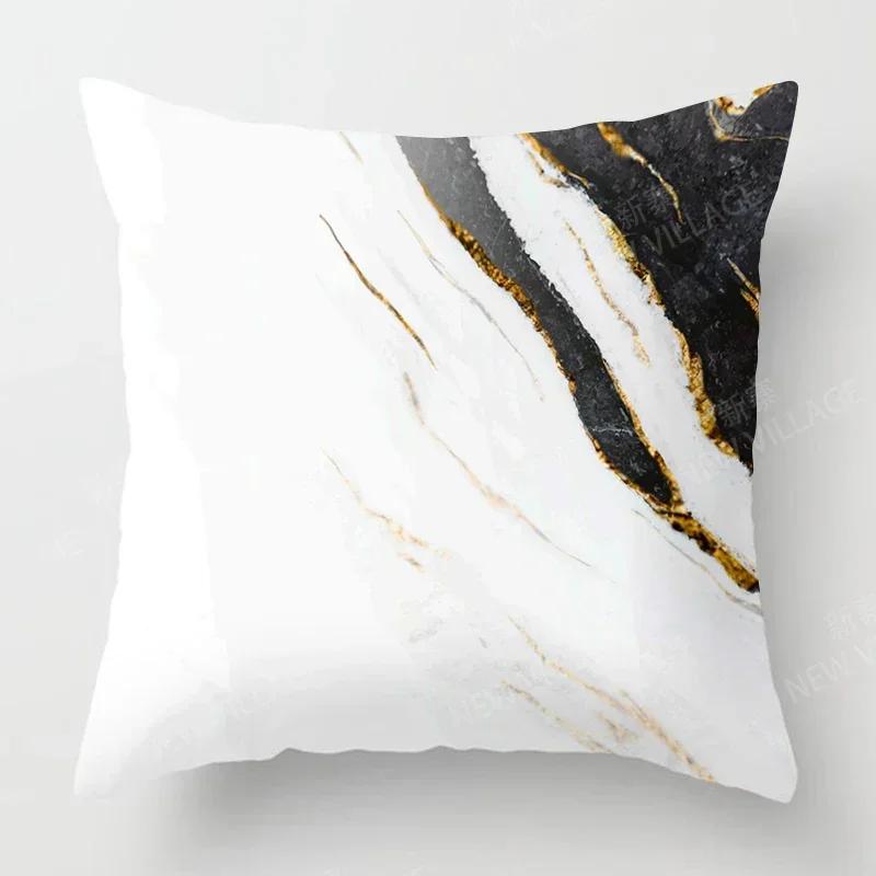 

Абстрактный Дизайн Личности Черный Мрамор Наволочка Домашний Декор Наволочка для Подушки Гостиная Диван Декор 66x66cm небесно-голубой