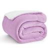 Double-Sided Plush Flannel Fleece Blanket - Ultra-Fine, All-Season Throw for Bed, Sofa, Travel, or Camping