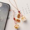 Anti-Lost Bag Pendant Lucky Cat Phone Lanyard Cute Phone Strap  Phone Decor