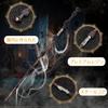 [Meccol] Dumbledore's Elder Wand Set - Costume Accessory, Magical Prop, Harry Potter Wand, Steel Core, High-Precision Engraving, Durable, Includes