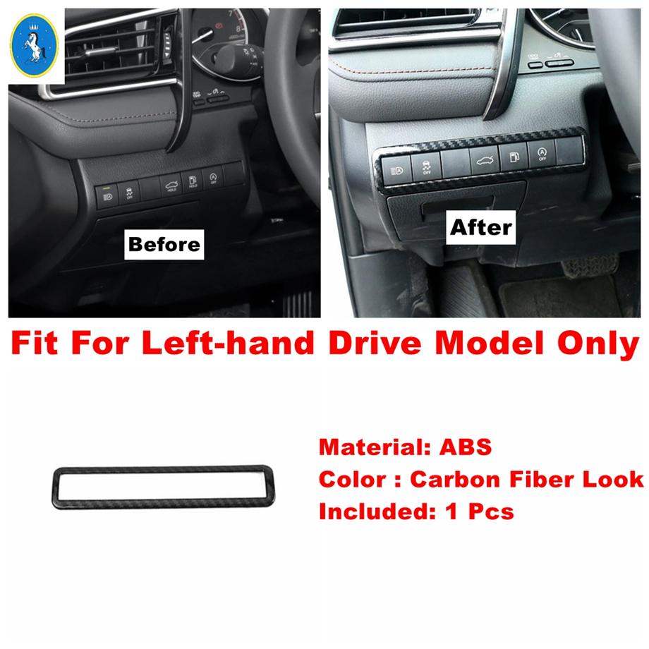 Rearview Mirror / Steering Wheel / Gear Shift Head Cover Kit Trim Fit For Toyota Camry 2018 -  Carbon Fiber Car Accessories