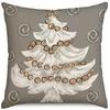 Home Decor Christmas & Winter Themed Decorative Pillows Pattern Cushion Cover Suitable For Sofa Bedroom Car Pillow Cover