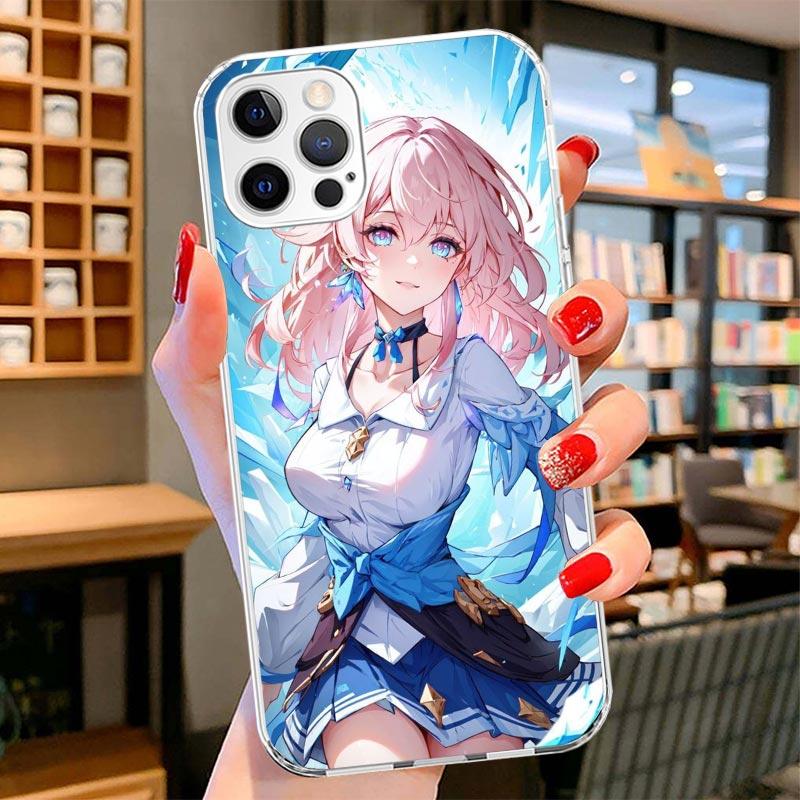 Honkai Star Rail March 7TH Cover Phone Case For iPhone 16 17 Air 15 14 Pro Max 16E Phone Case 13 Mini 12 11 7 SE 8 Print Pattern