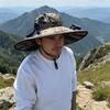 Solar Fan Hat with Dual Rechargeable Fans Design Wear-Resistant Sun Protection