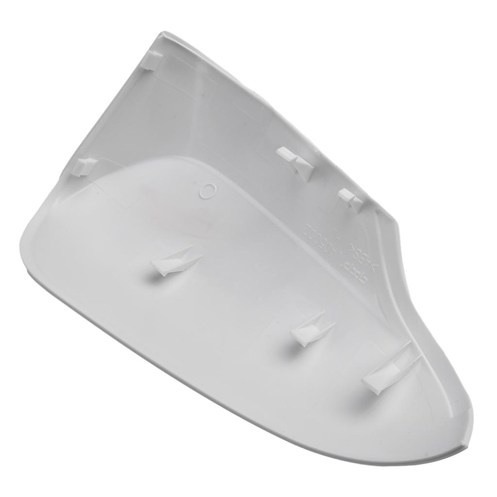 1×Left Rear View Mirror Case Cover Side Wing Door Mirror Cap For Toyota- For Yaris- 2012~2020 White Plastic Shell Car Accessory
